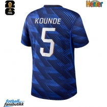 Frankrike Jules Kounde #5 Hjemmedrakt VM 2026 Kortermet